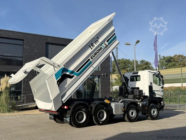 Tipper Renault K 480 Renault K480 8X4 EuromixMTP TMK 18 Kipper...