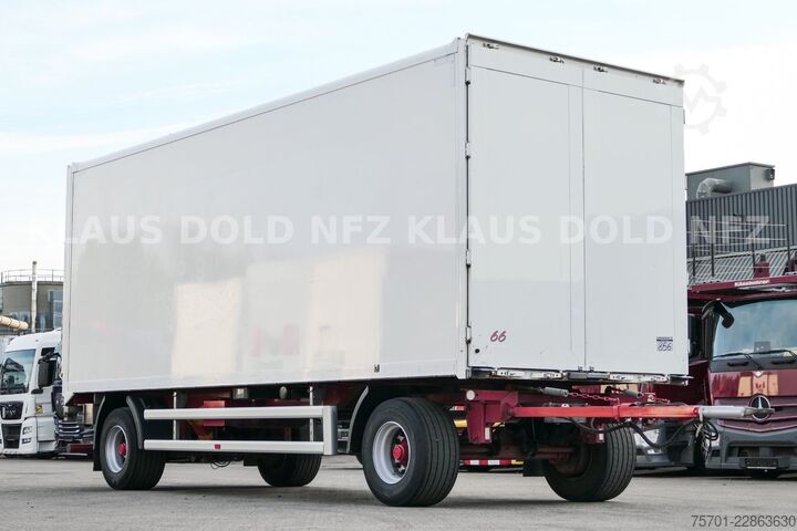 Box trailer SPIER AGL 290 Koffer 47m³ Durchladeeinrichtung LBW
