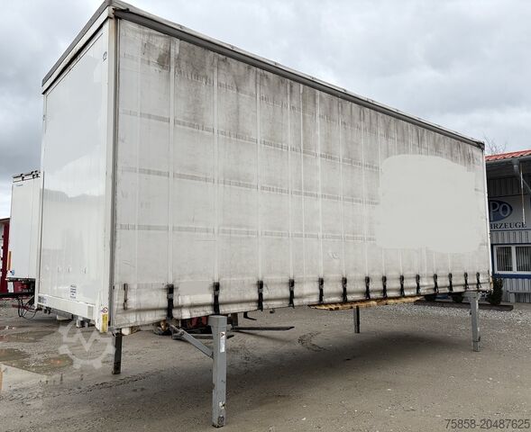 Wechselbrücke mit Pritsche & Plane Krone Jumbo 7,82m Innenhöhe 3m Edschaverdeck