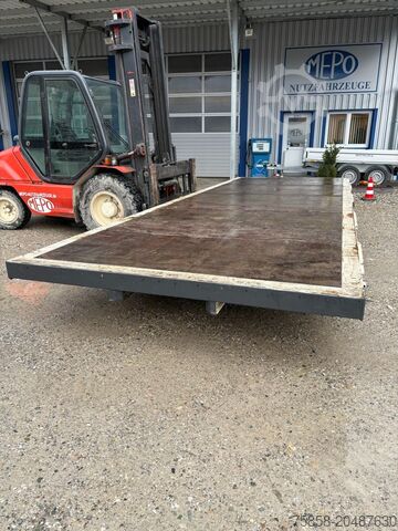 Wechselpritsche offen Krone 7,45m BDF Plattform mehrfach vorhanden