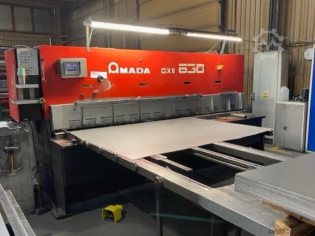 Hydraulic plate shears Amada GX II 630