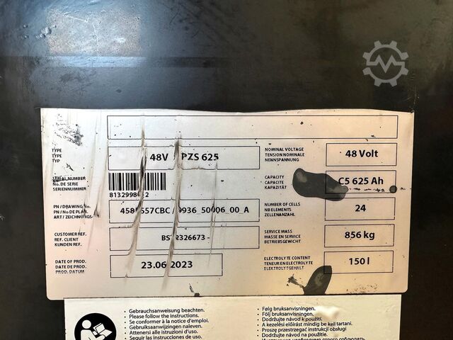 Batterie 06/2023 Service + UVV 07/2027 Linde E 18