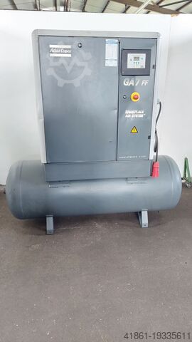 Schraubenkompressor-Kompaktanlage ATLAS COPCO GA 7 Kompakt