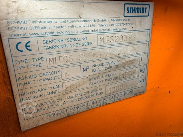 Kipper LKW SCHMIDT Salzstreuer Paket 5 Stück Winterdienst, Aufbau,