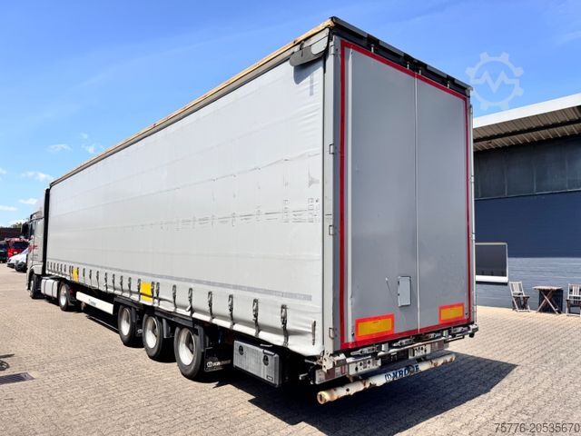 Open semitrailer with tarp KRONE SD Curtainsider MEGA Jumbo XL Zert Getränke etc