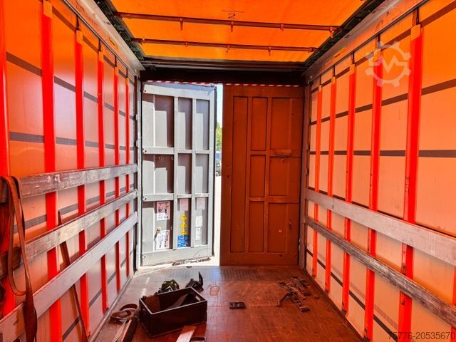 Open semitrailer with tarp KRONE SD Curtainsider MEGA Jumbo XL Zert Getränke etc