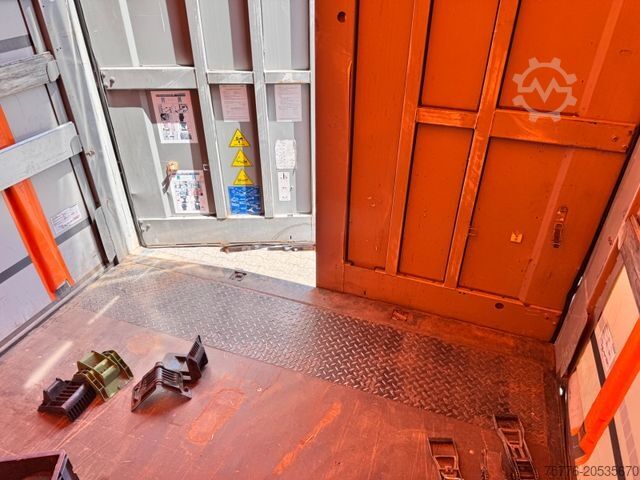 Open semitrailer with tarp KRONE SD Curtainsider MEGA Jumbo XL Zert Getränke etc