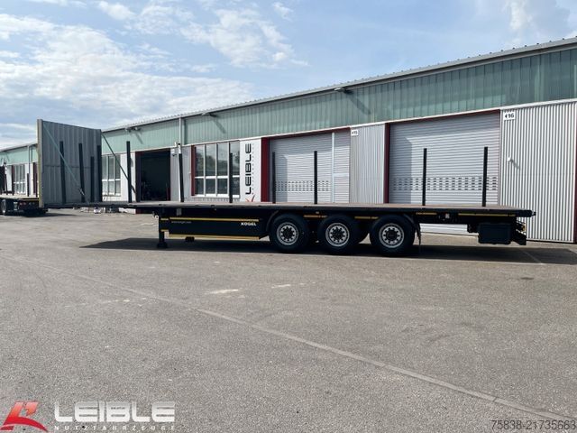 Working platform semitrailer KÖGEL S24-1 Plateau Rungen *Liftachse*Reifen 90%*