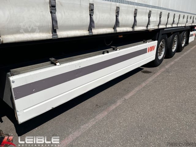 Open semitrailer with tarp KRONE SD*Tautliner*ZertifikatXL+Getränke*Liftachse*