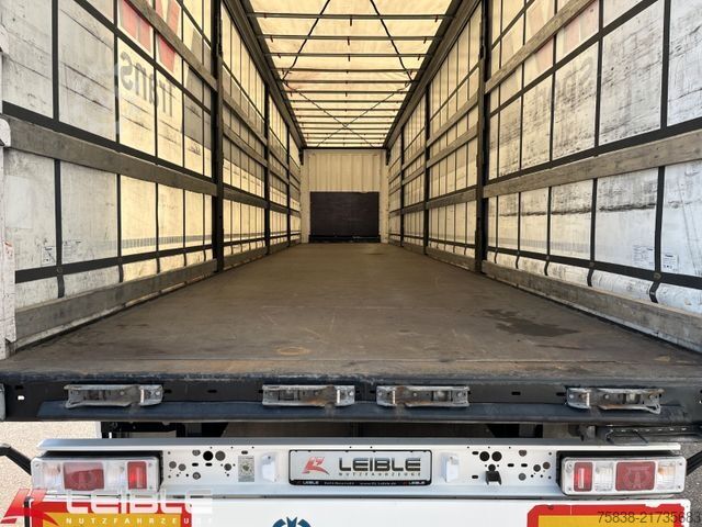 Open semitrailer with tarp KRONE SD*Tautliner*ZertifikatXL+Getränke*Liftachse*