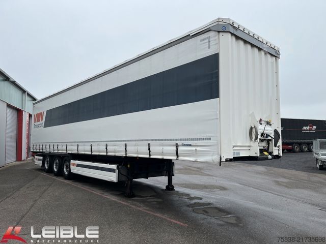Open semitrailer with tarp KRONE SD*Tautliner*ZertifikatXL+Getränke*Liftachse*