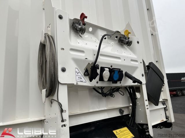 Open semitrailer with tarp KRONE SD*Tautliner*ZertifikatXL+Getränke*Liftachse*