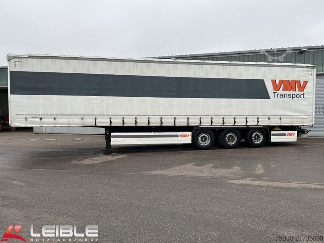 Open semitrailer with tarp KRONE SD*Tautliner*ZertifikatXL+Getränke*Liftachse*