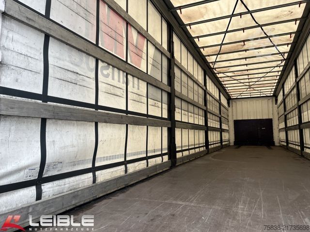Open semitrailer with tarp KRONE SD*Tautliner*ZertifikatXL+Getränke*Liftachse*