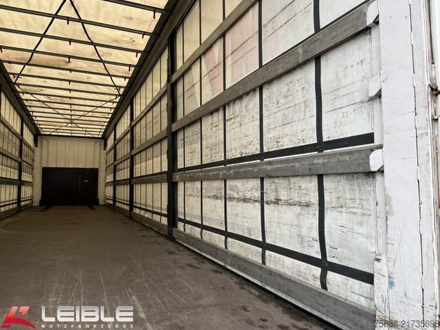 Open semitrailer with tarp KRONE SD*Tautliner*ZertifikatXL+Getränke*Liftachse*