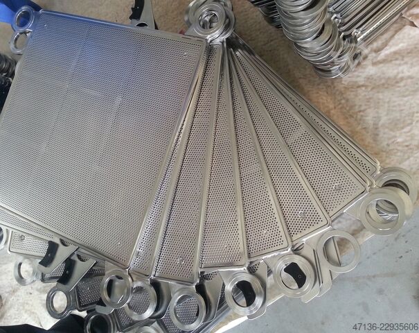 Filterplatte 600 x 600 Orion AISI 304 SEEMA neu