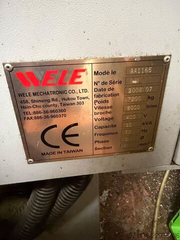 Vertical machining center WELE AWEA AA1165