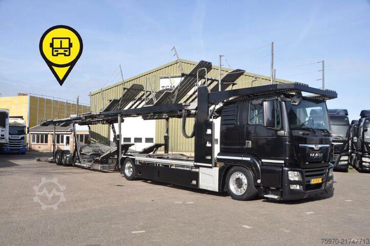 Car carrier van MAN TGS 18.420 + 2AS GROENEWOLD 2018 AUTO-TRANSPORTER