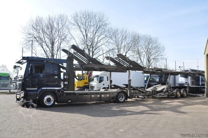 Car carrier van MAN TGS 18.420 + 2AS GROENEWOLD 2018 AUTO-TRANSPORTER
