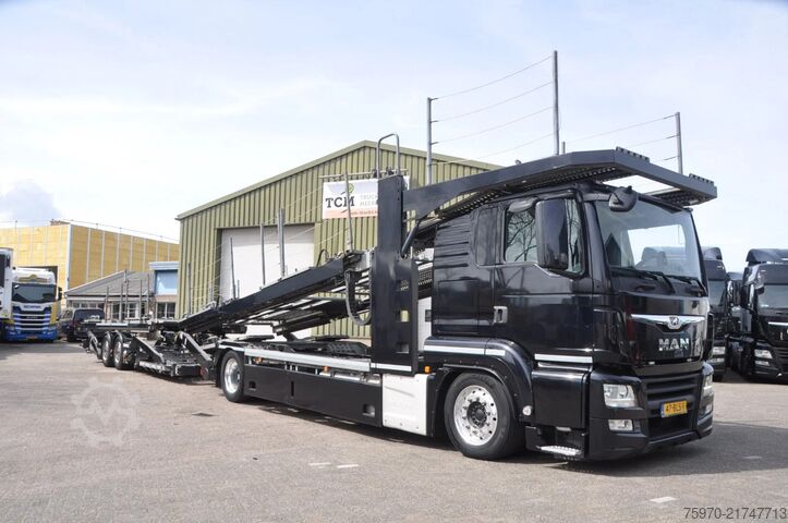 Car carrier van MAN TGS 18.420 + 2AS GROENEWOLD 2018 AUTO-TRANSPORTER