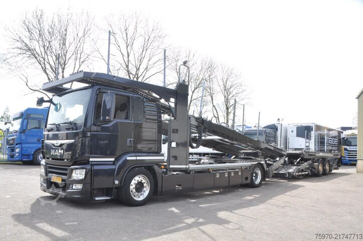 Car carrier van MAN TGS 18.420 + 2AS GROENEWOLD 2018 AUTO-TRANSPORTER