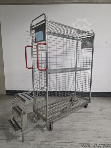 Order picking trolley | Mesh roll container Kommissionierwagen - 1800x1270x470 mm 439 Stück direkt verfügbar ab 97,50 €