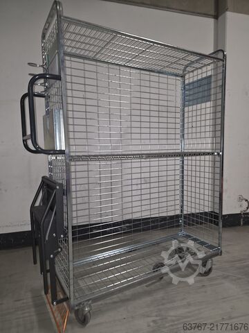 Order picking trolley | Mesh roll container Wanzl Kommissionierwagen - 1800x1270x470 -220 Stück direkt verfügbar - ab 112,50