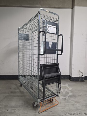 Order picking trolley | Mesh roll container Wanzl Kommissionierwagen - 1800x1270x470 -220 Stück direkt verfügbar - ab 112,50