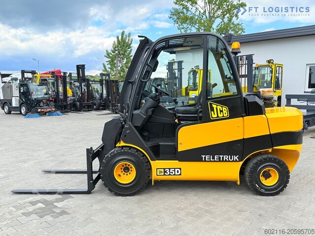 Telehandler JCB TLT35D / DIESEL / CAB / NEW TYRES / 4450