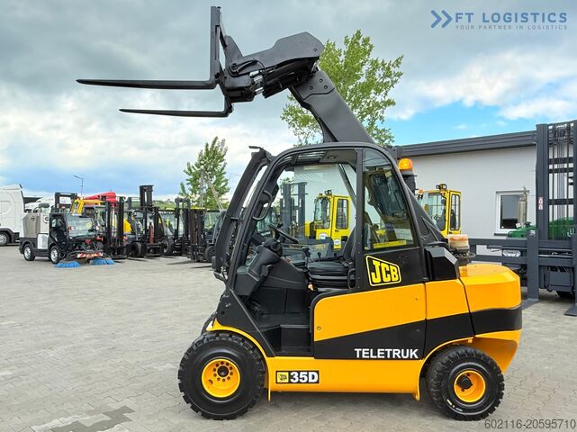 Telehandler JCB TLT35D / DIESEL / CAB / NEW TYRES / 4450