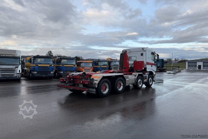 Roll-off tipper truck Iveco 340X51Z X-Way 8x4 Hiab / Swiss-Vehicle