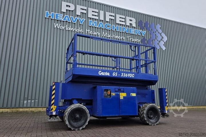 Scissor lift Genie GS3369DC Electric, 11.9m Working Height, 454kg Cap
