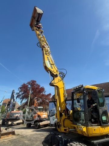 Mobile excavator KOMATSU PW 98 MR-10 / gepflegt / 1600 Bh / inkl. GRL+TL