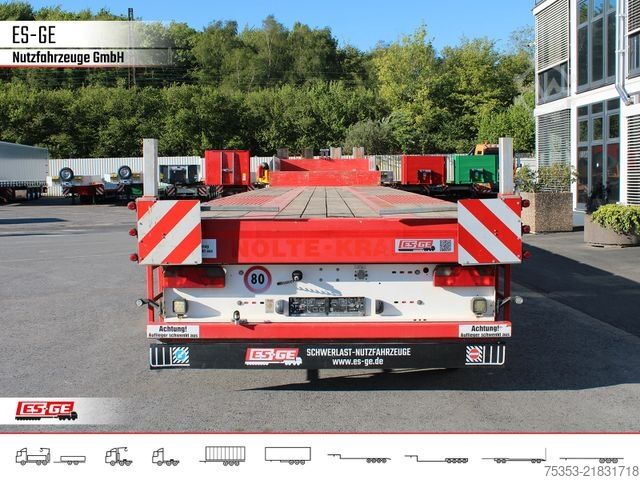 Low loader semitrailer ES-GE 6-Achs-Satteltieflader - hydr. gelenkt