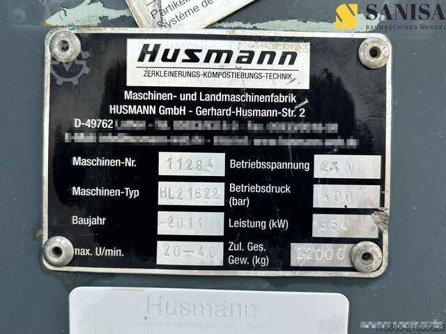 Shredder Husmann HL2 1622/2 Wellen Schredder/Häcksler