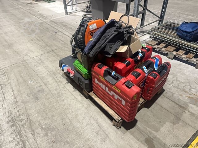 Small Equipment Pallet 25-Piece Contractor Power Tools - Cutting and Drilling Tools