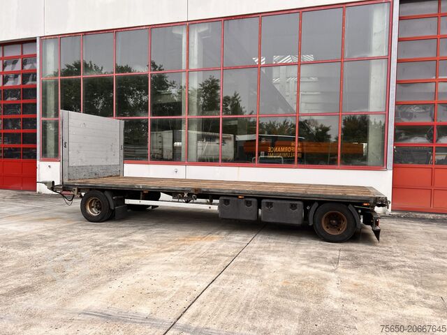 Low loader trailer Ackermann PA-F 18/7.4E  2 Achs Jumboanhänger Mega