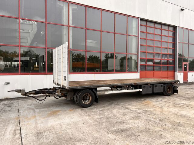 Low loader trailer Ackermann PA-F 18/7.4E 2 Achs Jumboanhänger Mega
