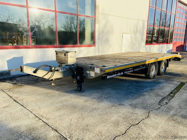 Low loader trailer Möslein TTS 11 Schwebheim Tandemtieflader