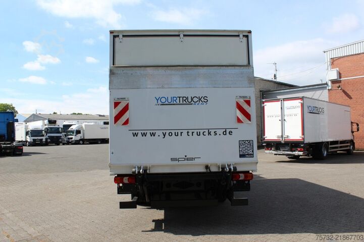 Transporter mit Koffer Mercedes-Benz Atego  816 Koffer 6m  Luftfederung   Ladebordwand