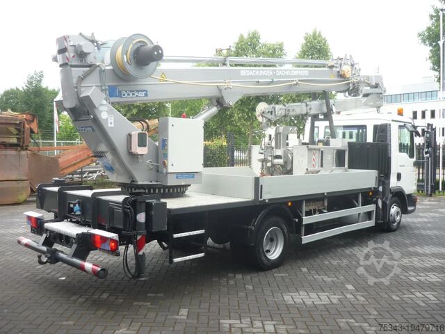 Lifting platform MAN TGL 8.220 Roofer Crane Böcker AK32-1500 SPS Win...