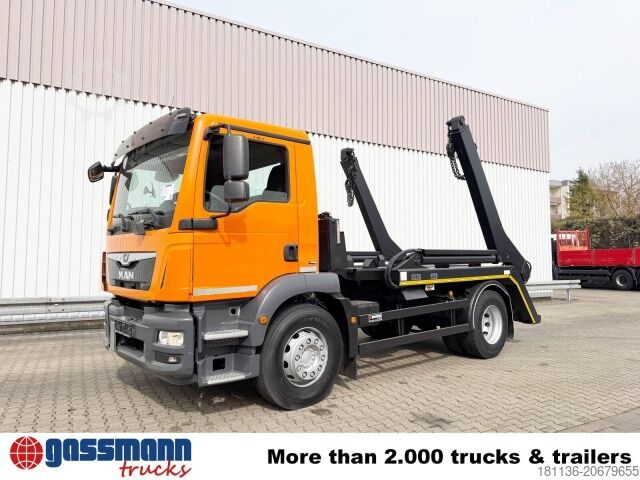 Tipper truck MAN TGM 18.290 4x2 BB, Tele-Absetzer
