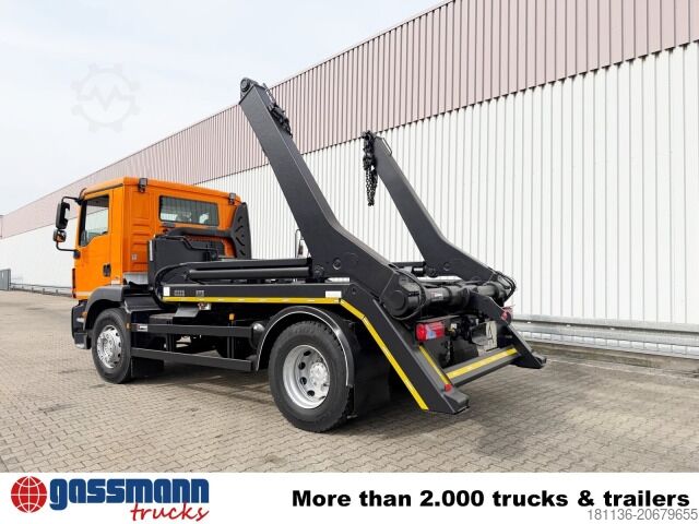 Tipper truck MAN TGM 18.290 4x2 BB, Tele-Absetzer