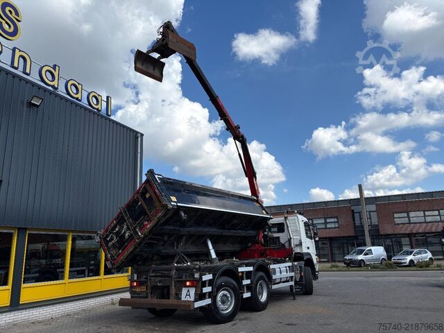 3-way tipper Volvo FM 330 EEV + 6x4 + HMF 1244 + EURO 5 + 3 SIDE T...