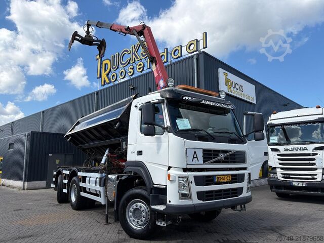 3-way tipper Volvo FM 330 EEV + 6x4 + HMF 1244 + EURO 5 + 3 SIDE T...