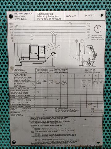 Cnc lathe INDEX ABC
