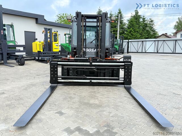 Four-wheel forklift DOOSAN 70 / DUPLEX / FORK 2500MM / POSITIONER
