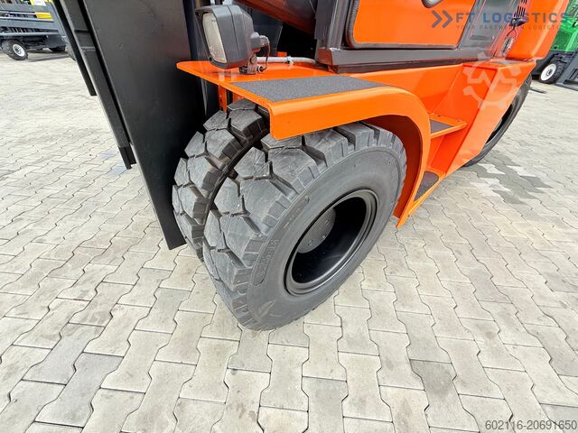 Four-wheel forklift DOOSAN 70 / DUPLEX / FORK 2500MM / POSITIONER