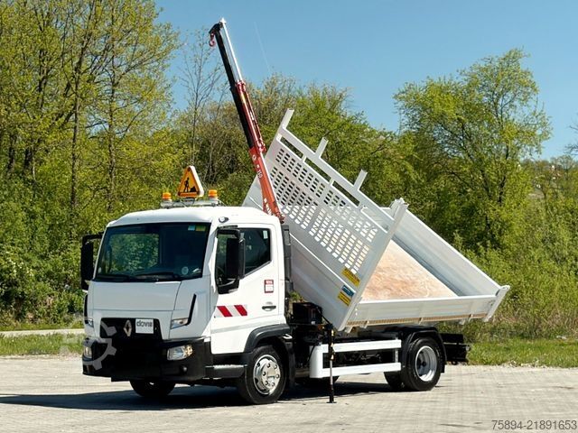 Truck mounted crane RENAULT D 7.5 *TIPPER 3,25m *MAXILIFT 150 D.2 * TOP!