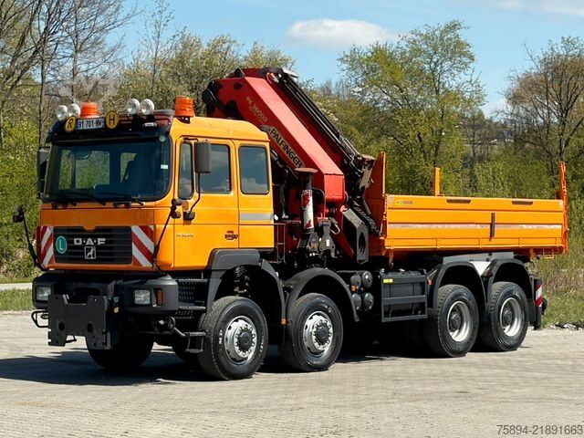 Truck mounted crane MAN 35.414 * PALFINGER PK 36002 +FUNK / 8x8